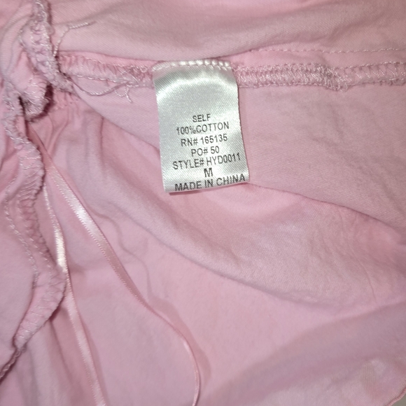 Blush Pink Puff Sleeve Cutout Smocked Fit & Flare Mini Dress – Size Medium - Picture 6 of 7